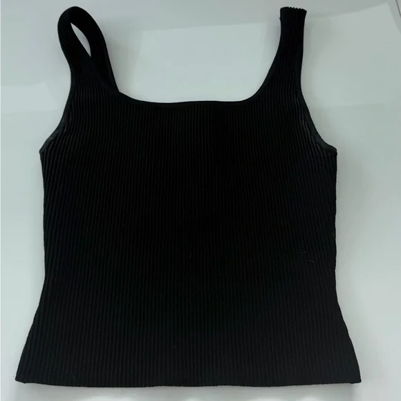Aritzia Babaton Black Ribbed Camisole - Picture 1 of 3